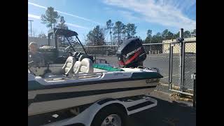 GovDeals: 2002 Basscat Pantera Classic 19' Boat, Motor,