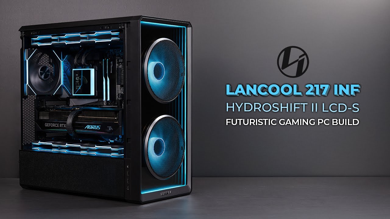 Lian Li LANCOOL 217 INF Futuristic Gaming PC Build | HydroShift II LCD-S 360 | Uni Fan TL Wireless