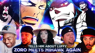 Zoro Meets Mihawk Again ! Reaction Mashup