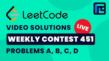 Leetcode Weekly Contest 451 | Video Solutions - A to D | by Pradyumn Kejriwal | TLE Eliminators