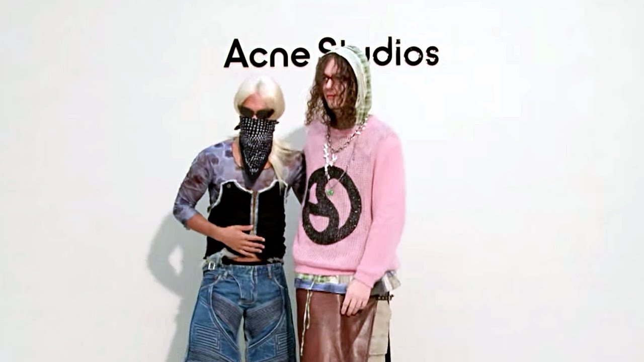 bladee & ecco2k at Acne Studios SS24 show - YouTube