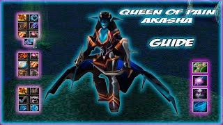 Queen of Pain Akasha Guide | Мид и Хардлайн позиции, как их отстоять на этом герое?