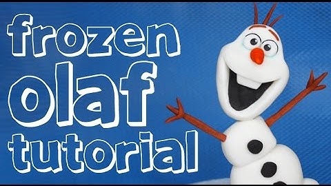 How to Make #Olaf Figurine | #Cake #tutorial #DIY
