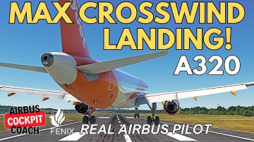 How Real Airbus Pilots Handle Max Crosswind Landings | MSFS 2024 Tutorial
