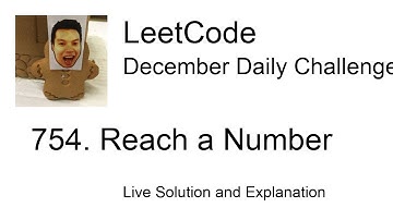 Daily Leetcode #272: Dec 28, 2020 - 754. Reach a Number