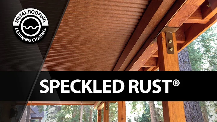 Speckled Rust - Metal Roofing and Siding Panels Painted To Look Like Rusted Steel