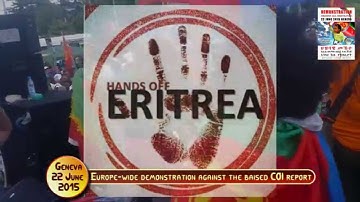 Geneva Demonstration against the biased COI Eritrea report
