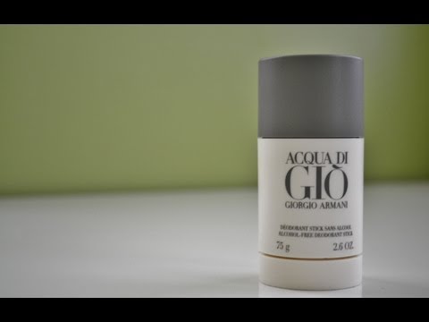Video: Giorgio Armani Acqua Di Gio Menns Deodrant Spray Review