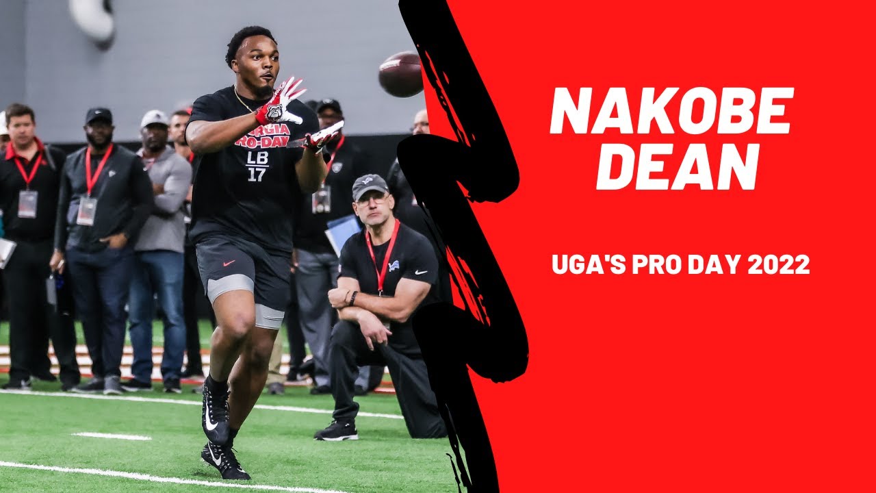 Nakobe Dean on his strained pec and why he was limited at Pro Day