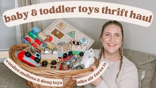 BABY HAUL | thrifted wooden baby & toddler toys