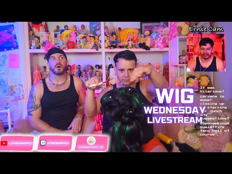 Wig Wednesday: Out Of Drag, Finishing A Wig (just Bros Hanging Out)