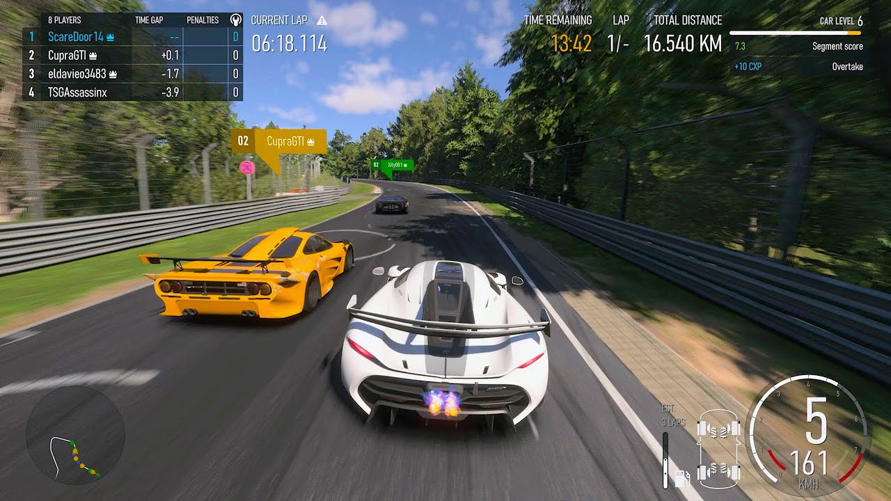 Koenigsegg Jesko Chases McLaren F1 GT for Victory at Nürburgring (Forza Motorsport)