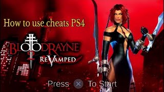 как вводить читы в BloodRayne 2:ReVamped на PS4