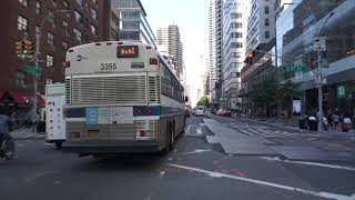 MTA Bus: Riverdale bound D4500CL 3355 BxM1 at 3 Av/57 St