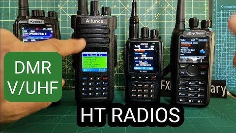 DMR RADIOS WHICH ONE ?? DMR RADIOS - ALINCO DJMD5, RADIODDITY GD88 , AILUNCE HD-1, ANYTONE 878UVII