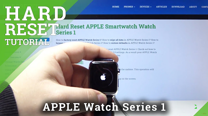 Can you factory reset an apple watch without the passcode