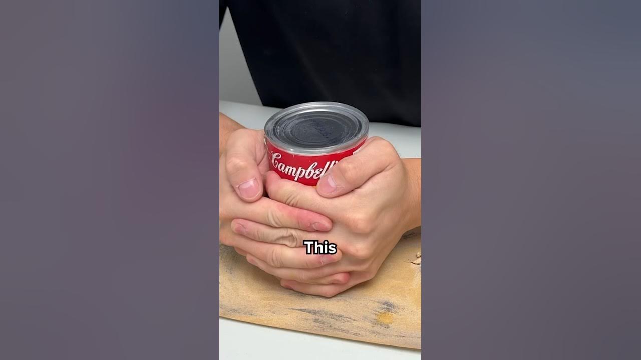 How to Open a Can in an Emergency - Life Hack 