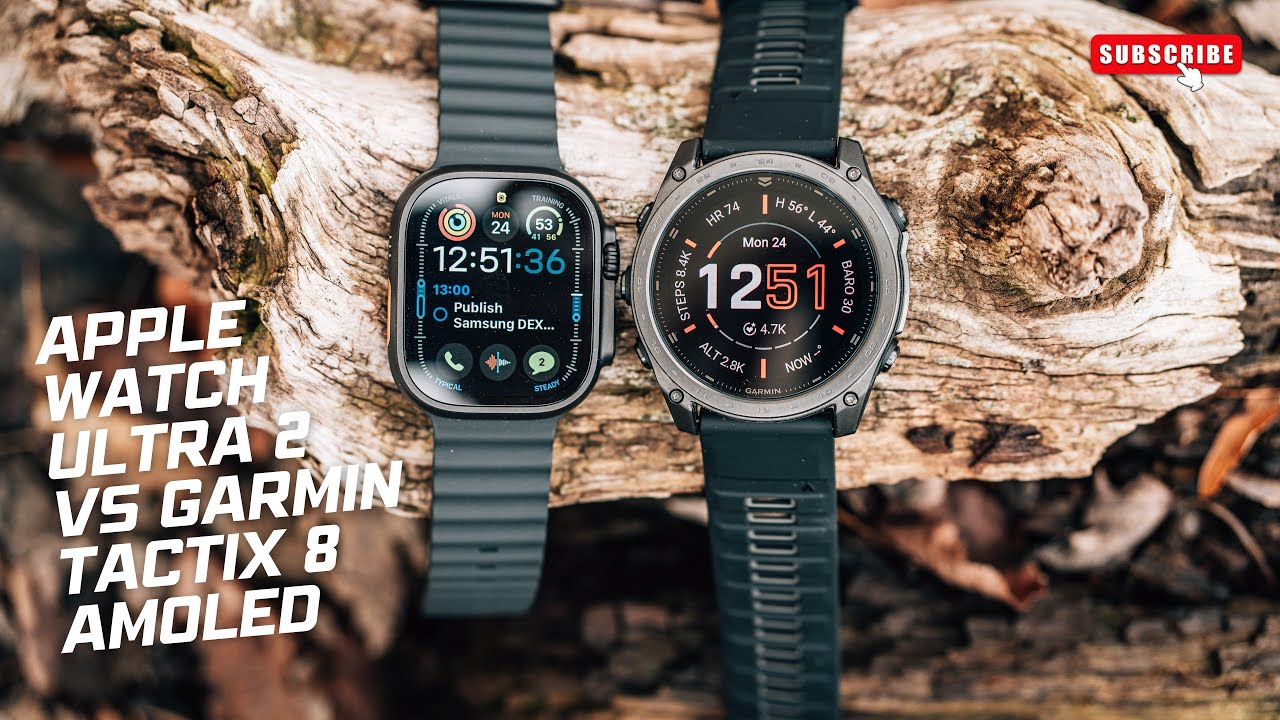 Apple Watch Ultra 2 vs Garmin Tactix 8 AMOLED - YouTube