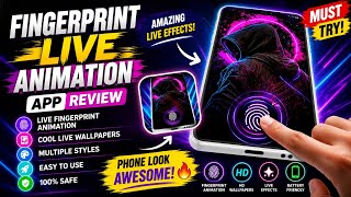 Fingerprint Live Animation App || Fingerprint Live Animation App Kaise use Kare | Fingerprint App screenshot 2