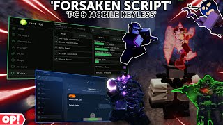 Forsaken Script😎 OP Silent-aim/Aimbot🤩,Invisibility,Hitbox,Auto Generator,Block(Guest)+More Keyless✨