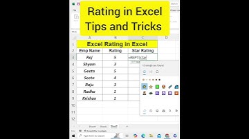 Rating in Excel Tips and Tricks | Rept Formula Tips | #rating #ratinginexcel #excel #tips #tricks