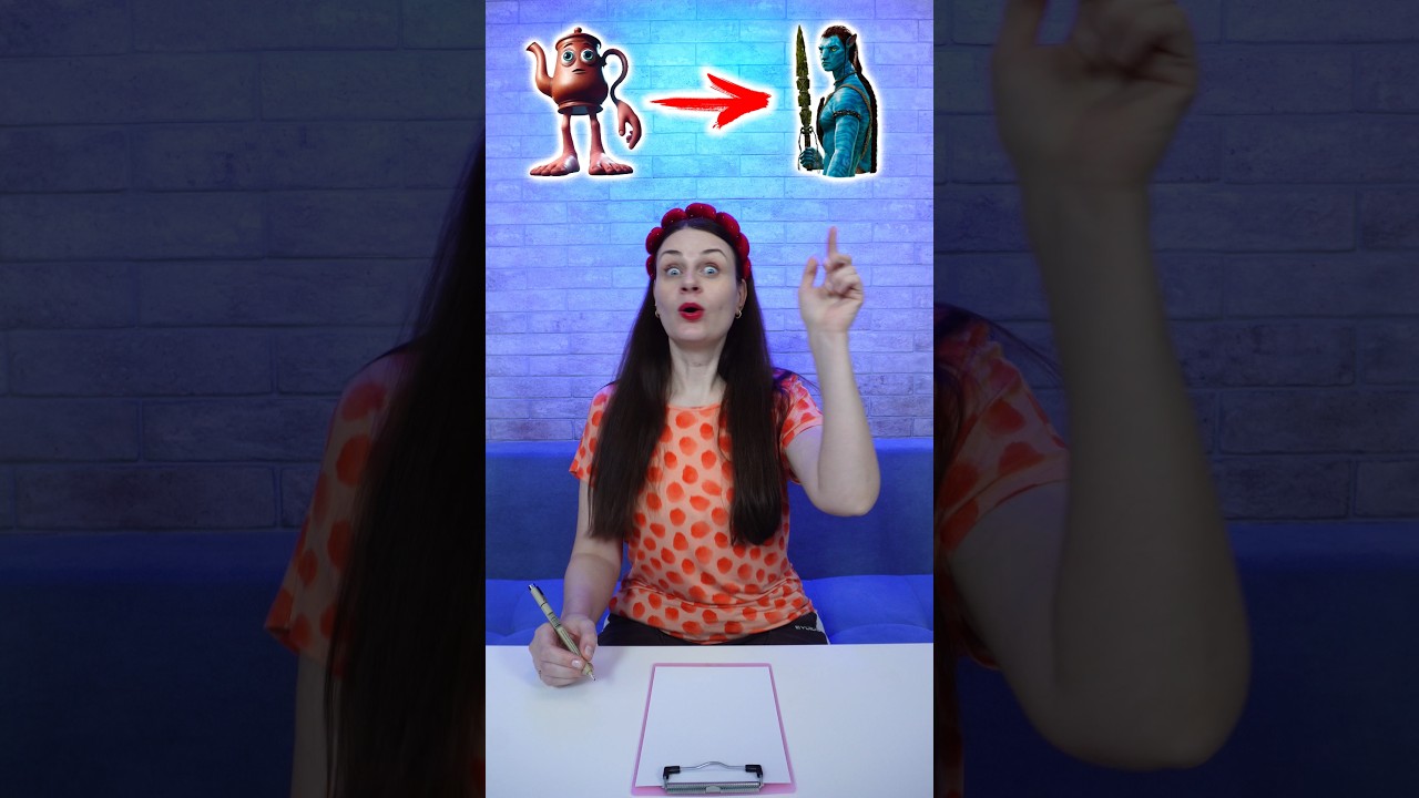 Как нарисовать Джейка Салли из «Аватара» Та-та-та Сахур 