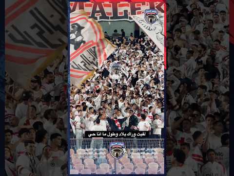 منتهى العظمة اسمع أغنية فارس بيحارب بصوت جماهير الزمالك في مباراة بتروچيت الزمالك