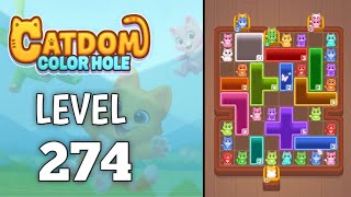 Catdom: Color hole Level 274 walkthrough solution 