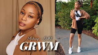 Get Ready With Me | Natural Makeup Routine + Casual Headwrap Outfit by Kilahmazing 1,492 views 2 years ago 6 minutes, 39 seconds