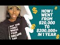 5 STEPS TO 10X YOUR INCOME IN 2020 - HOW I WENT FROM $20K TO $200K IN 1 YEAR