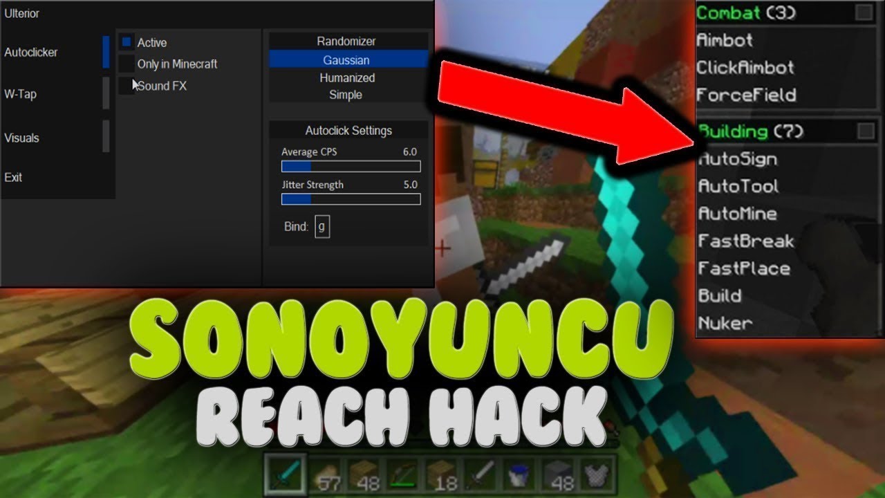 SONOYUNCU, CRAFTRİSE VİP MAKRO+REACH+HIZLI KOŞMA HACK VE DAHA FAZLASI 2019 AĞUSTOS! SİLİNMEDEN İZLE!
