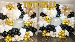 HOW TO: ROUND BALLOON ARCH BACKDROP | Tutorial