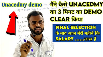 Unacademy demo video process with approved demo || How to become an educator on unacademy