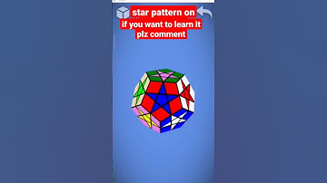 STAR PATTERN ON MEGAMINX #MEGAMINX #RANKCUBER#shorts #cubing