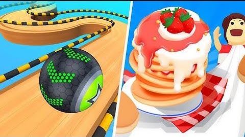 Satisfying Mobile Gameplay - Going Balls, Ball Run 2048, Sandwich Run, Pancake Run, Tippy Toe. #game