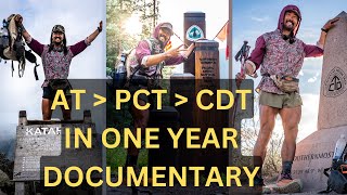 Hiking 7,400 Miles in 9.5 Months. AT, PCT, & CDT - a Calendar Year Triple Crown Documentary