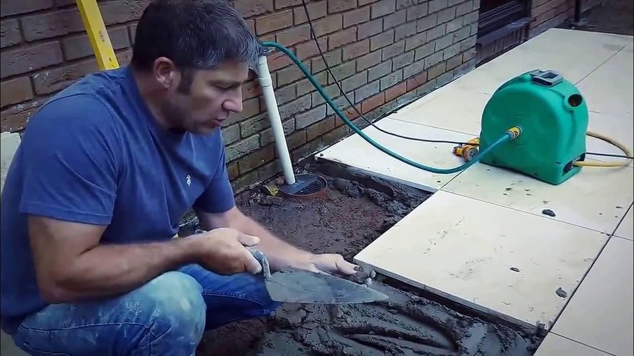 How To Lay A Limestone Patio And Wall YouTube