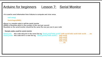 Arduino UNO beginners Lesson7 Understanding Serial Monitor