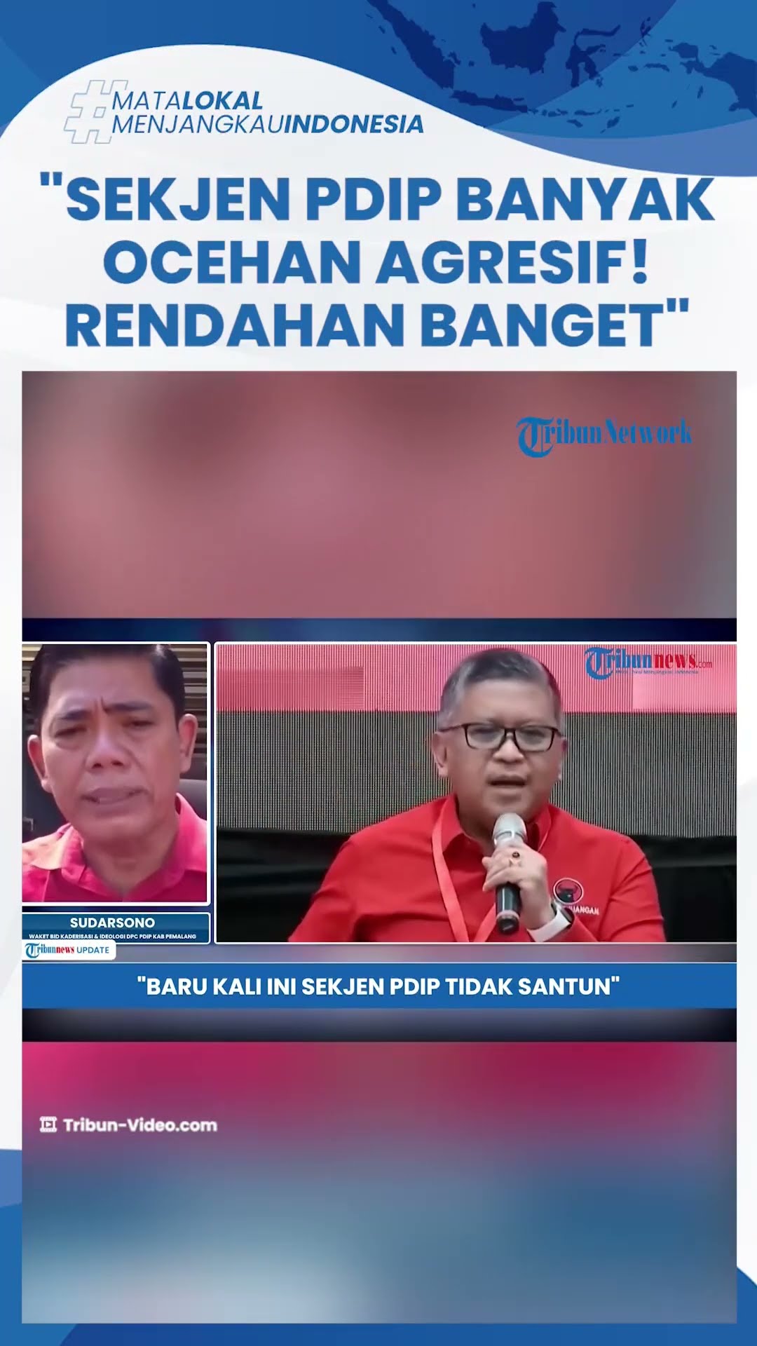 Kader PDIP Daerah Skak Hasto: Narasi Sekjen PDIP Kerap Serang Pemerintah, Kok Rendahan Banget