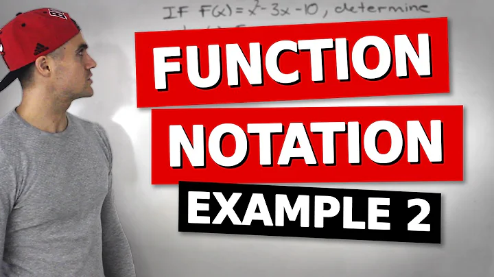 MCR3U (1.2) - Function Notation Example 2 - Grade 11 Functions