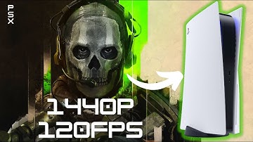 How to play MODERN WARFARE 2 1440p 120 FPS on PS5!