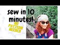 How to Sew A Beanie Hat in 10 Minutes -No Pattern Needed.