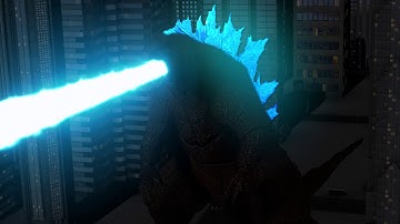 Godzilla Stop Motion Atomic Breath