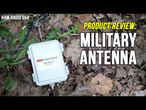 I test a military antenna: Chameleon Tactical Dipole 2.0 Review #HamRadioQA