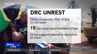 China condemns deadly attack on UN peacekeepers in DRC
