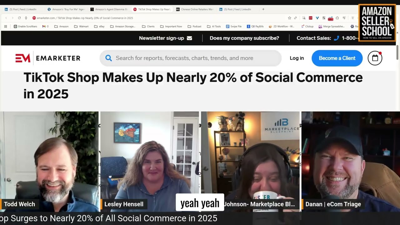 Магазины TikTok охватывают 18% рынка социальной коммерции — почему продавцам Amazon нельзя игнори...