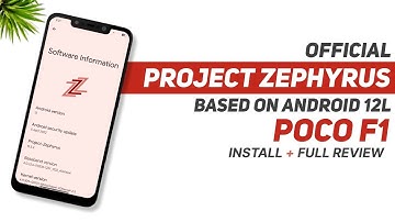 Install Official Project Zephyrus 12.5.2 For Poco F1 | Android 12L | Full Detailed Review