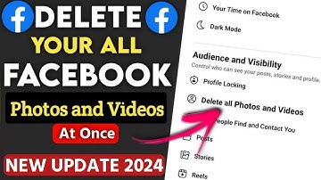 How To Delete All Your Facebook Photos At Once 2024 | এক ক্লিকে ফেসবুকের সব কিছু ডিলিট