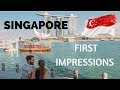 FLYING INTO SINGAPORE - FIRST IMPRESSIONS