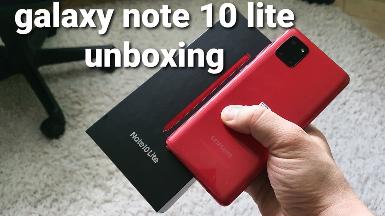 Samsung Galaxy Note 10 Lite unboxing and key features 